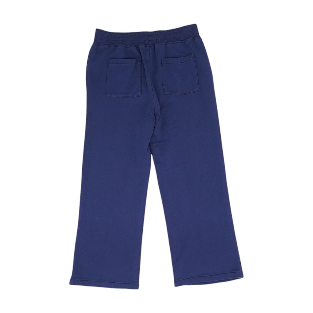 Navy Solid Sweatpants Pants