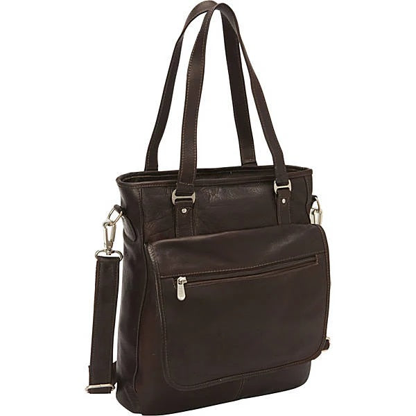 Piel Leather Laptop/Tablet Carry all Tote Bag