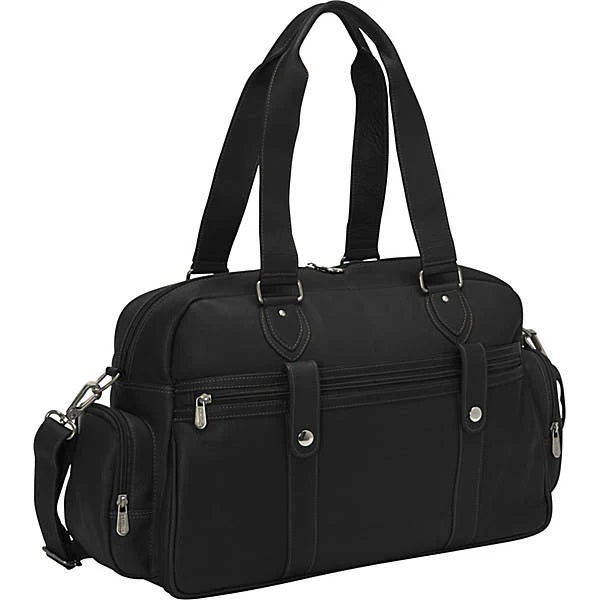 Piel Leather Adventurer Carry On Satchel Bag
