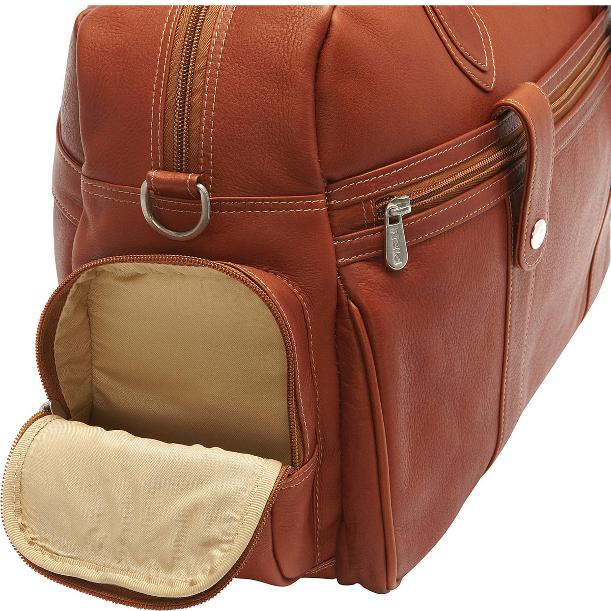 Piel Leather Adventurer Carry On Satchel Bag