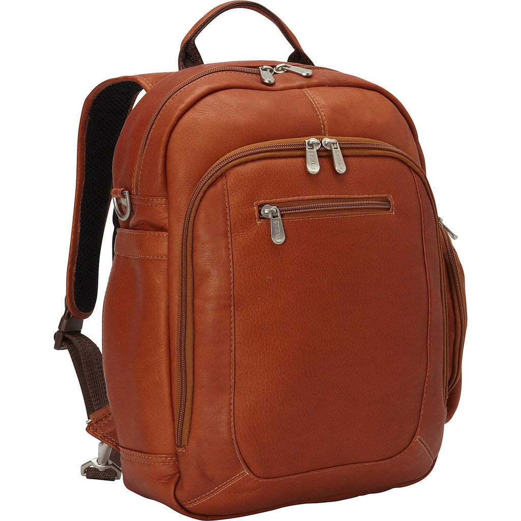 Piel Leather Laptop Backpack/Shoulder Bag