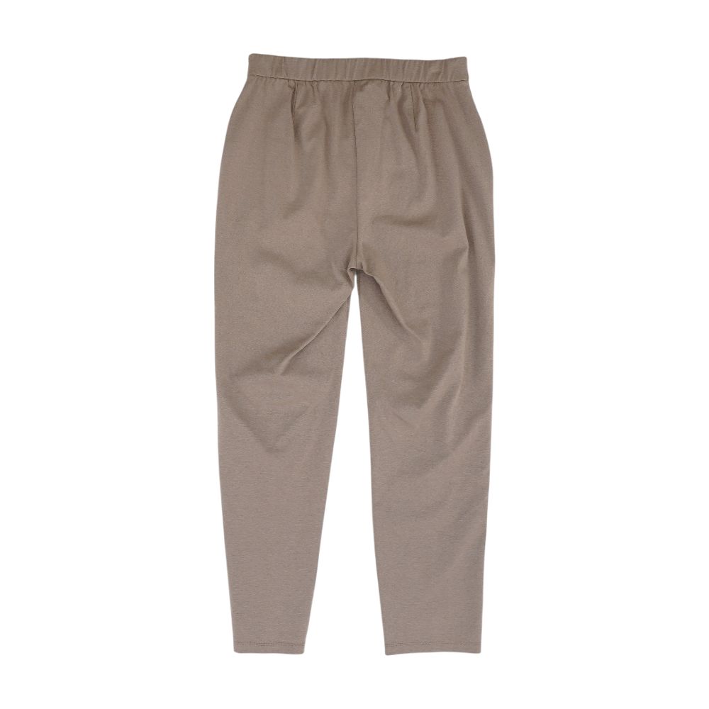 Tan Solid Active Pants