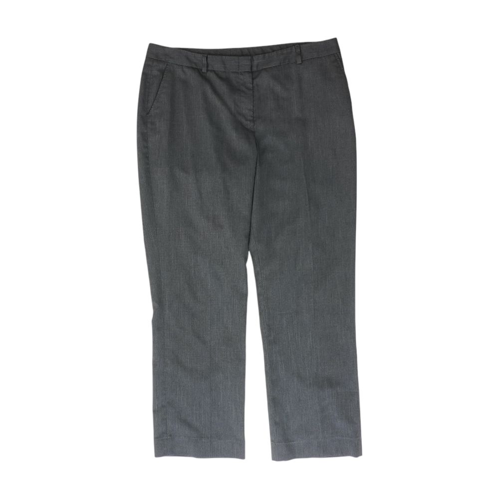 Charcoal Solid Dress Pants