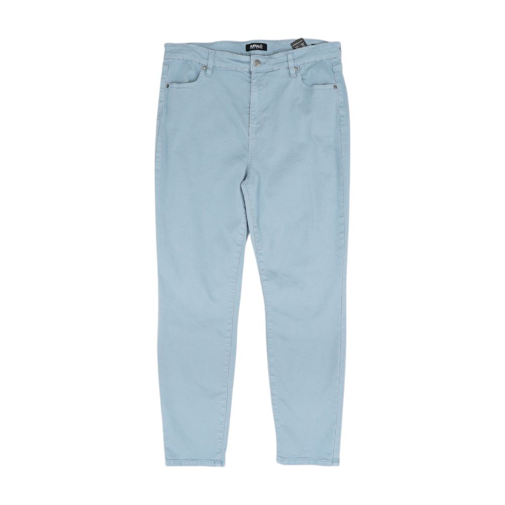 Blue Solid Pants