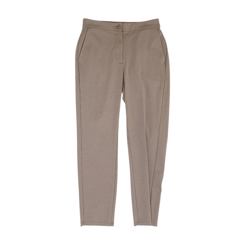 Tan Solid Active Pants