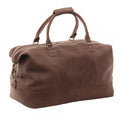 Piel Leather Large Classic Satchel Carry On Duffle Bag